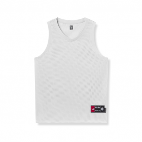  Ion-Mesh Basketbalshirt Wit | Heren ASRV Tanks