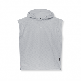 Omkeerbare 2-in-1 Cutoff Hoodie Slate Grey | Heren ASRV Hoodies & Sweatshirts