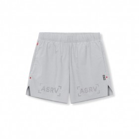  Ripstop 6" geperforeerde korte broek, leigrijs | Heren ASRV shorts