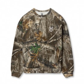  Tech Essential™ Distressed Crewneck Realtree® Camo | Heren ASRV Hoodies & Sweatshirts