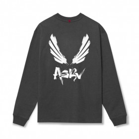  Tech Essential™ Relaxed Long Sleeve Space Grey "brush Wings/asrv" | Heren ASRV Long Sleeves