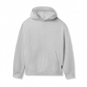  Tech-Terry™ Hoodie Heather Grey "space Bracket" | Heren ASRV Hoodies & Sweatshirts