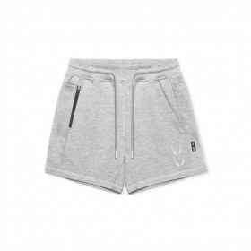  Tech-Terry™ Sidelock Sweat Short Heather Grey "Stacked Wings" | Heren ASRV Shorts