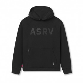  Tech-Terry™ Weerbestendige Trainingshoodie Zwart "asrv" | Heren ASRV Hoodies & Sweatshirts