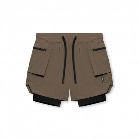Tetra-Lite® 5" Liner Cargo Short Deep Taupe | Heren ASRV Shorts