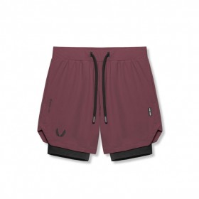  Tetra-Lite® 7" Liner Short Plum "wings"/zwart | Heren ASRV Shorts