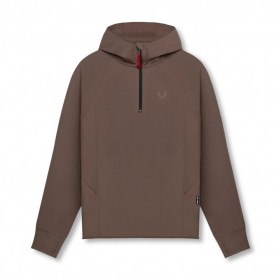 Trainingshoodie Diep Taupe | Heren ASRV Hoodies & Sweatshirts