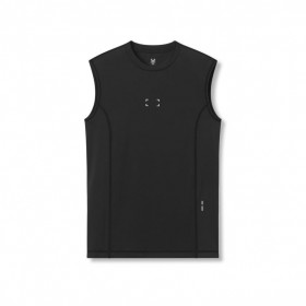  Warpflexx™ Compressie Cutoff Zwart "ruimtebeugel" | Heren ASRV Tanks