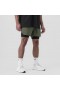  Short de bain Tetra-Lite® 5" olive « ailes »/noir | Short homme ASRV