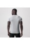  3D-Lite® 2.0 Lycra® Figurbetontes T-Shirt Schiefergrau „otwr“ | Herren ASRV Kurzarm