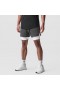  Aerosilver® 5" Liner Short Space Grey "wings"/weiß | Herren ASRV Shorts