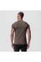  Aerosilver® Figurbetontes T-Shirt in Dunkelbraun | Herren ASRV Kurzarm