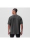  Aerosilver® Oversized T-Shirt Space Grey "Box Logo" | Herren ASRV Kurzarm