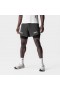  Aerotex™ 4" High Split Liner Short Space Grey | Herren ASRV Shorts