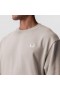  Herringbone Terry Crewneck Chai | Herren ASRV Hoodies & Sweatshirts