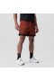  Silverplus™ Mesh Wendeshorts, Ziegelrot/Schwarz | Herren-ASRV-Shorts