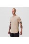  Supima® Established T-Shirt Beige | Herren ASRV Kurzarm