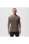  Supima® Mesh-Einsatz-Trainingsshirt, Dunkelgrau | ASRV Tanktops für Herren