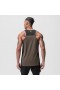  Supima® Mesh-Einsatz-Trainingsshirt, Dunkelgrau | ASRV Tanktops für Herren