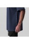  Supima® Oversize-T-Shirt Marineblau | Herren ASRV Kurzarm