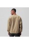  Tech Essential™ Distressed Crewneck Khaki | Herren ASRV Hoodies & Sweatshirts