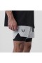  Tetra-Lite® 5" Liner Short Schiefergrau "wings"/Schwarz | Herren ASRV Shorts