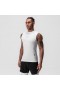  Warpflexx™ Kompressions-Cutoff Weiß „Space Bracket“ | Herren ASRV Tanktops