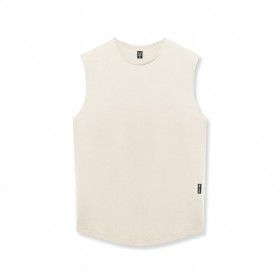  Aerosilver® Cutoff Tank Ivory Cream | Herren-Tanktops von ASRV