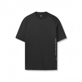  Aerosilver® Fitted Tee Schwarz "otwr" | Herren ASRV Kurzarm