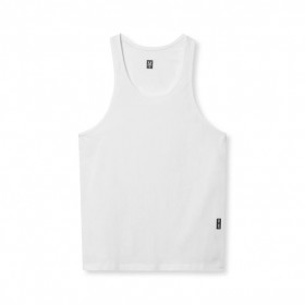  Cottonplus™ Standard Slim Tank Weiß | Herren ASRV Tanktops