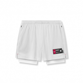 Ion-Mesh 5" Liner Short Weiß | Herren ASRV Shorts
