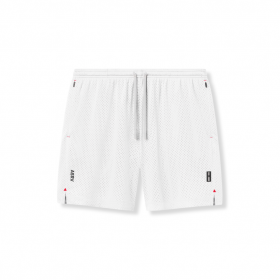  Wendbare 2-in-1-Shorts, Weiß | ASRV Herren-Shorts