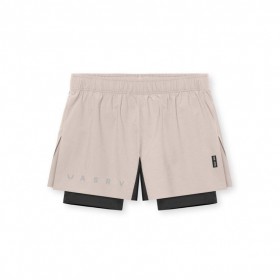  Ripstop 3" High Split Liner Short Chai/Schwarz | Herren-Shorts von ASRV
