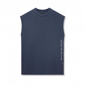  Silver-Lite™ 2.0 Oversized Cutoff Navy "otwr" | Herren ASRV Tanktops