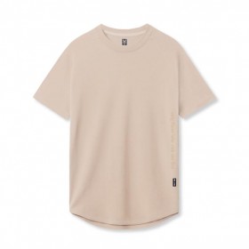  Supima® Established T-Shirt Beige | Herren ASRV Kurzarm