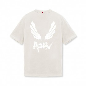  Tech Essential™ Relaxed Tee Stone/white "brush Wings/asrv" | Herren ASRV Kurzarm