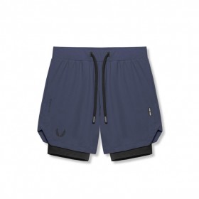  Tetra-Lite® 7" Liner Short Navy "wings"/Schwarz | Herren ASRV Shorts