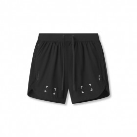 Tetra-Lite® 7" Linerless Short Black "space Bracket" | Herren-Shorts von ASRV